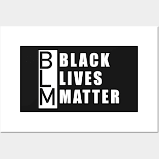 BLM: black lives matter Posters and Art